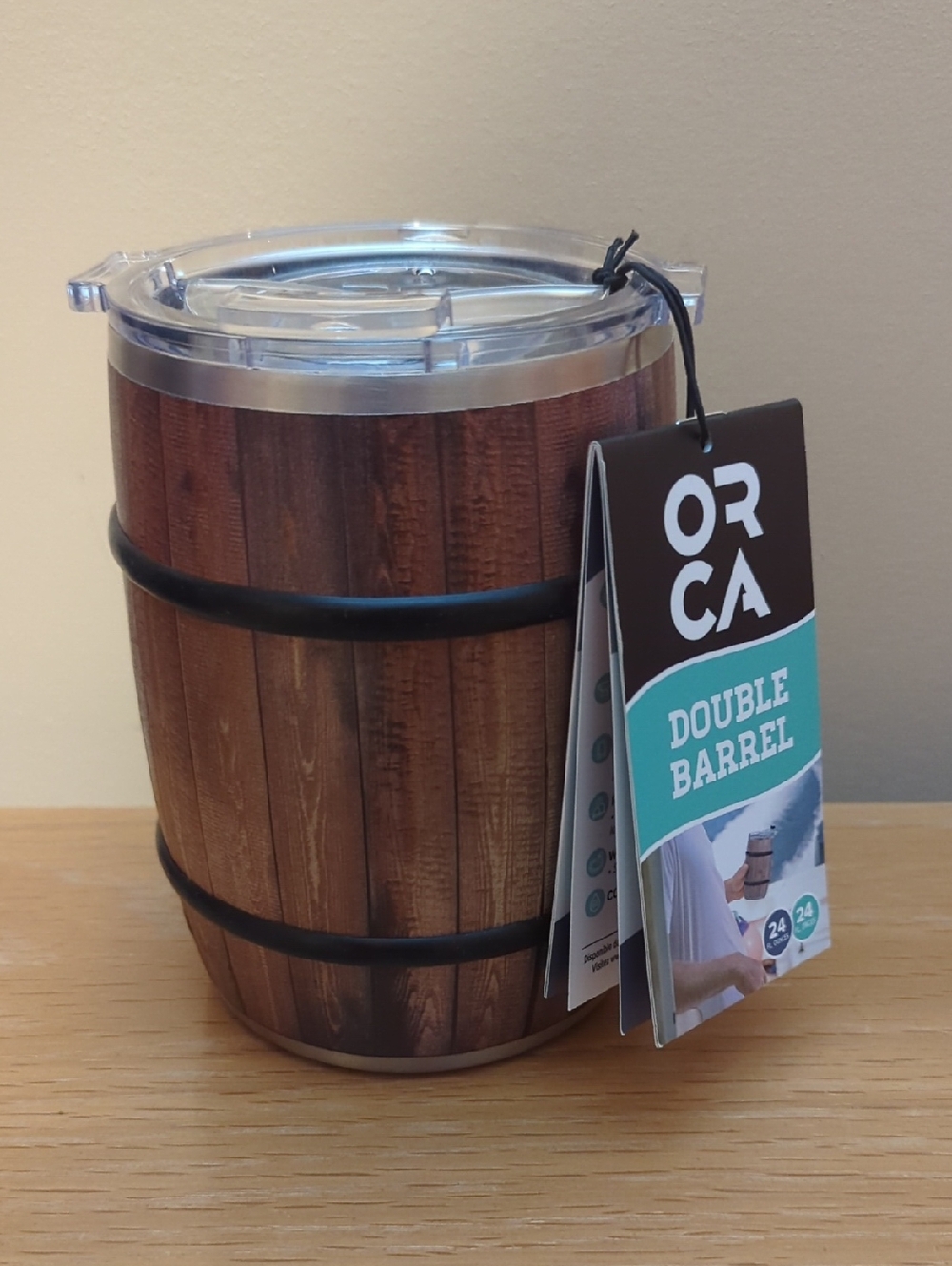 Orca coolers stainless steel Double Barrel insulated travel tumbler New - Picture 1 of 14
